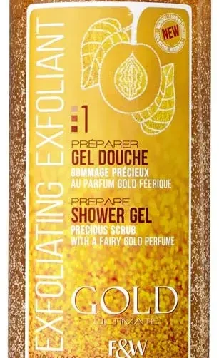 FAIR & WHITE – Gel Douche Gommage Gold 940ml
